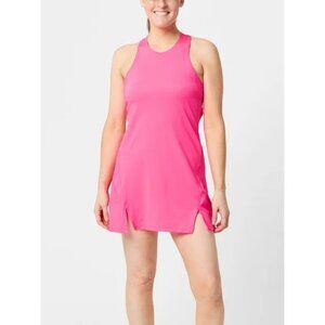 Adidas Womens Performance Tennis Club Dress Lucid Pink Size XLT NEW